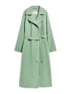Max Mara Green Wool And Cashmere Jacket For Women In Green