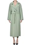 Max Mara Green Wool And Cashmere Jacket For Women In Pastel Green