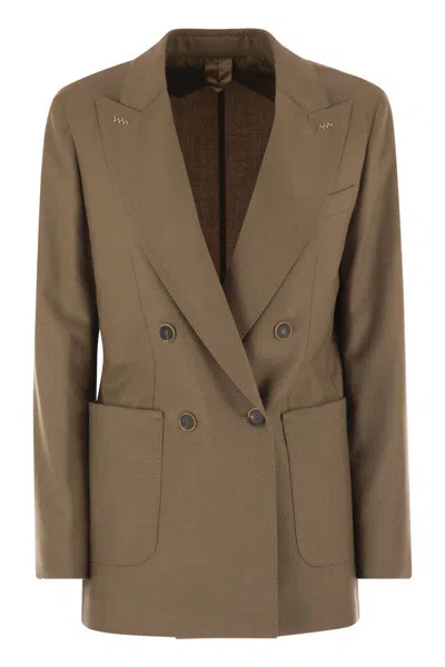 Max Mara Harald - Cashmere Fleece Blazer In Brown