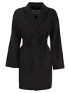 Max Mara Harold Cardi-coat In Black