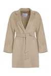 Max Mara Harold Cashmere Coat In Neutral