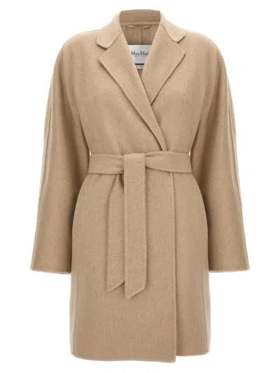 Max Mara Harold Coat In Cream