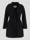 Max Mara Cashmere Double-breasted Coat In No-color