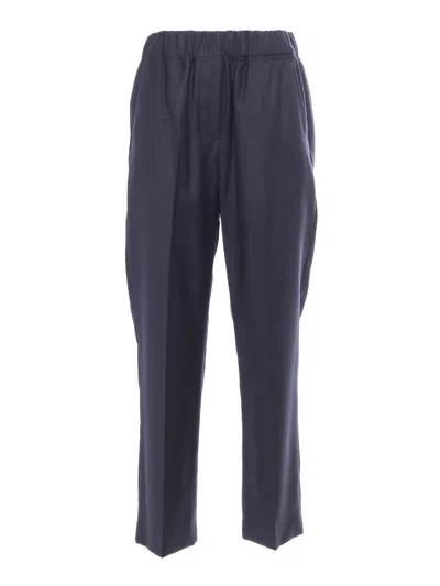 Max Mara Hateley Ultramarine Long Trouser In Blue