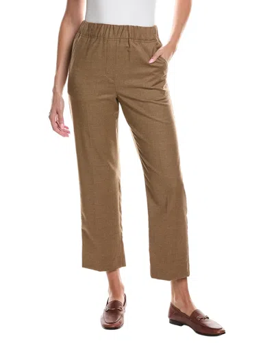Max Mara Hateley Wool-blend Trouser In Tan