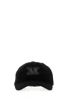Max Mara Fedora Hat With Curved Brim Design In Black