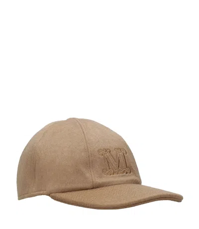 Max Mara Hats Camel In Brown