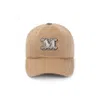 Max Mara Camel Brown Camel Wool Fedora Logo Baseball Hat In Brown