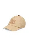 Max Mara M Monogram Logo Trucker Cap In Orange