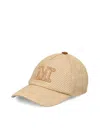 Max Mara M Monogram Logo Trucker Cap In Orange
