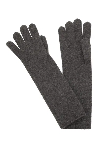Max Mara Hauling Gloves Accessories In Grey