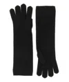 Max Mara Woman Black Gloves In Black