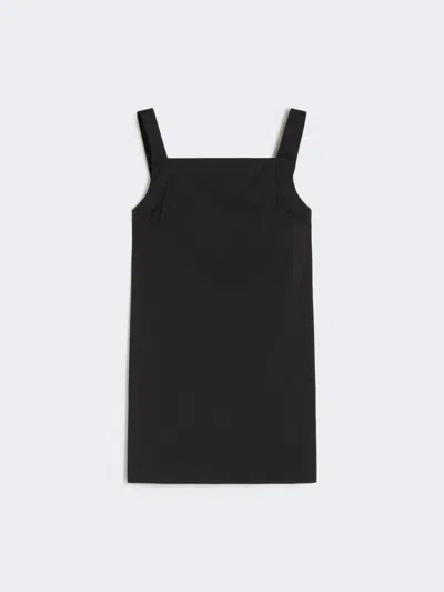 Max Mara Haut Fluide En Popeline Stretch In Black