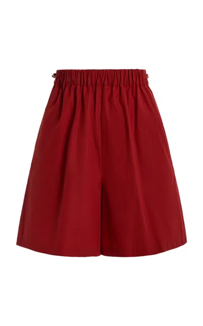 MAX MARA HAWAY COTTON SHORT TROUSERS