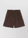 Max Mara Haway High-rise Pleat Shorts With Elasticated Waistband