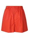 Max Mara Haway Short Popeline Rosso
