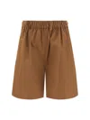 Max Mara Cotton Poplin Shorts