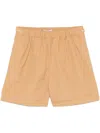 Max Mara Drawstring Waistband Shorts Eyelet Detailing