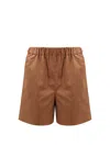 Max Mara Haway Shorts In Brown