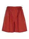 Max Mara Haway Poplin Shorts In Multicolor