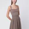 Max Mara Hazelnut-colored Top In Wool And Cashmere Blend In Brown