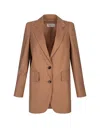 Max Mara Hazelnut Kitten Blazer In Brown