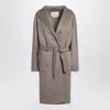 Max Mara Hazelnut Midi Cardigan Coat In Cashmere In Gray