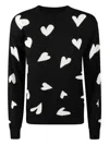 Max Mara Arold Crew-neck Wool Sweater In Black