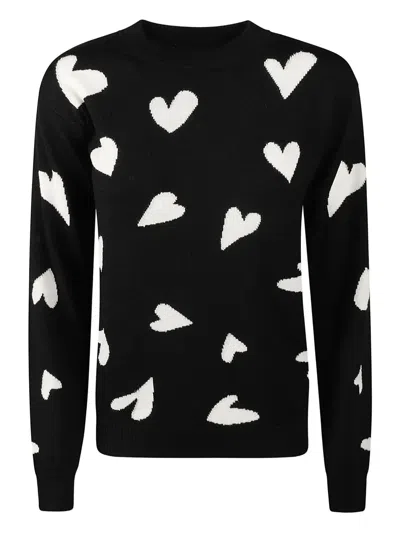 MAX MARA HEART-PATTERN WOOL SWEATER