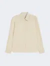 Max Mara Heavy Silk Shirt In Neutral