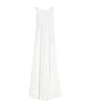 Max Mara Heavy Weight Kadi Fabric Jumpsuits In White