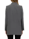 Max Mara Hebrides Jacket In Gray