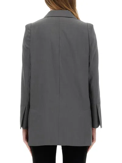 Max Mara Hebrides Jacket In Gray