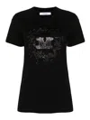 Max Mara Floral Short Sleeve Round Neck Top