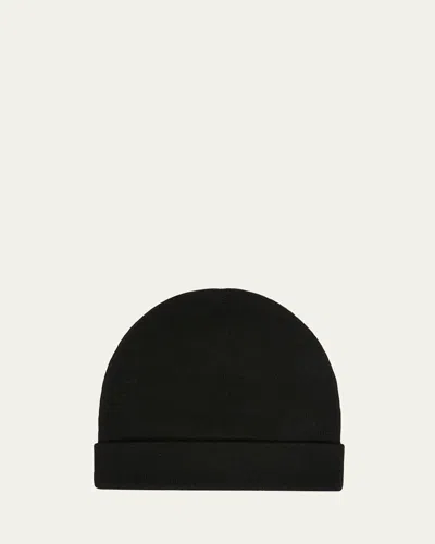 Max Mara Helmet Cashmere Beanie In Black