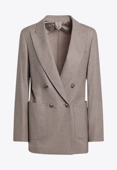 MAX MARA HERALD DOUBLE-BREASTED CASHMERE JACKET