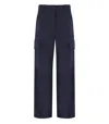 Max Mara Hidalgo Blue Cargo Pants