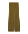 Max Mara High Belt Loop Casual Pants In Green
