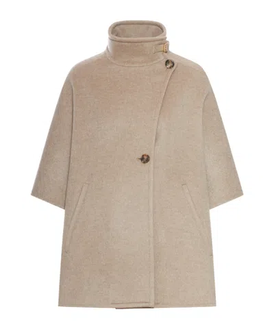 Max Mara High Collar Cape