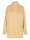 Max Mara Oder Beige Cashmere Turtleneck Sweater In Neutral