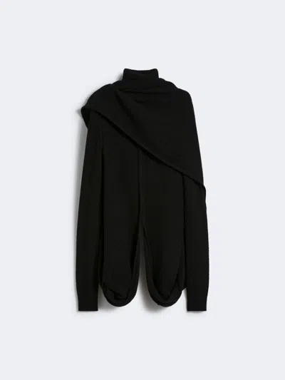 Max Mara High-neck Jumper In Black