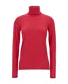 Max Mara High-neck Knitted Top In Red
