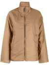 Max Mara High-neck Padded Jacket In Brown