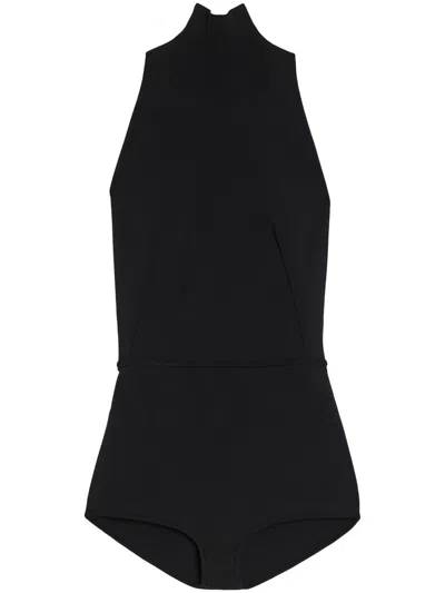 MAX MARA MAX MARA HIGH NECK RIBBED TOP WITH BACK CUTOUT
