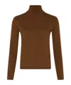 Max Mara High-neck Sweater In Cuio