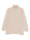 Max Mara High-neck Sweater In Neutral