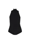 Max Mara High-neck Bodysuit In Black