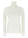 Max Mara High-neck Wool Sweater In White