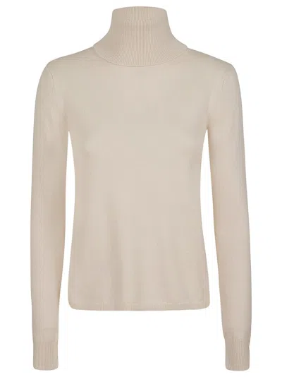 MAX MARA MAX MARA HIGH NECK WOOL SWEATER WITH LONG SLEEVES
