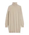 Max Mara Leisure Angelo Wool-blend Turtleneck Sweater In Nude
